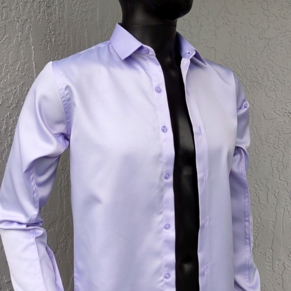 JOOP! Men's Perfect Purple Luxury Dress Shirt